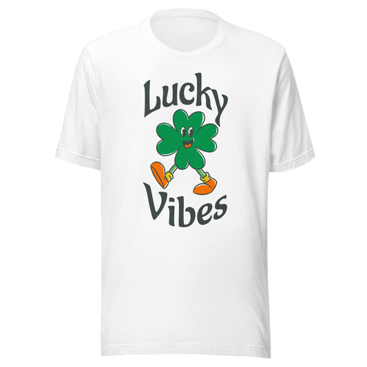 Lucky Vibes Clover Unisex t-shirt