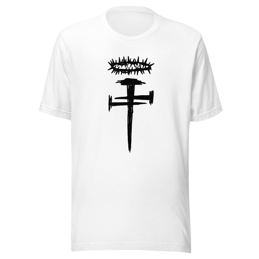 Nail Cross Crown of Thorns Unisex t-shirt