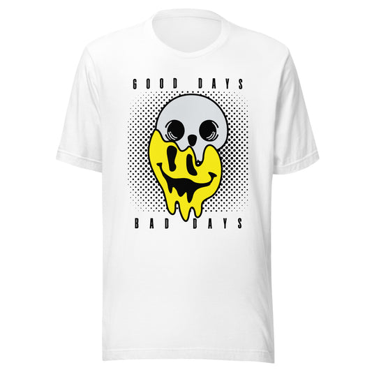 Good Days Bad Days drip emoji Unisex t-shirt