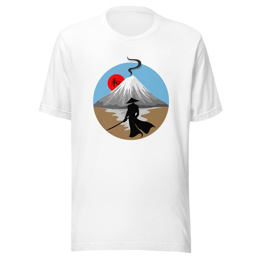 Samurai Warrior Mountain Top Unisex t-shirt