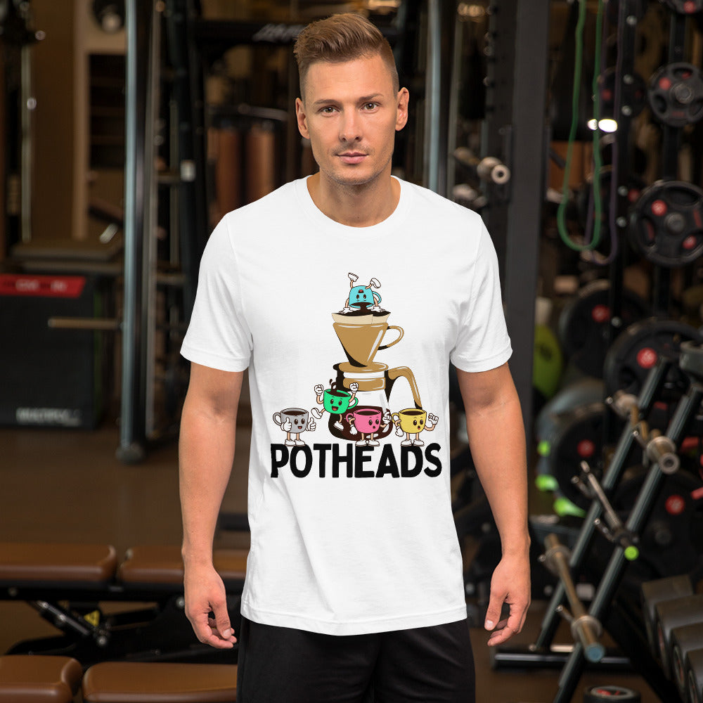 Coffee POTHEADS Unisex t-shirt