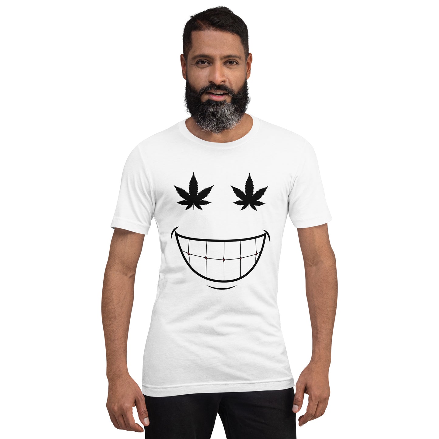 Cannabis Weed Smiley Face Unisex t-shirt