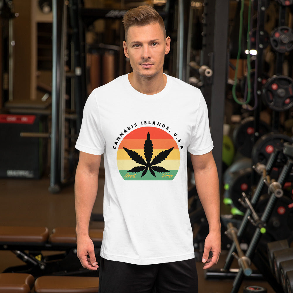 Cannabis Islands 420 Weed Unisex t-shirt