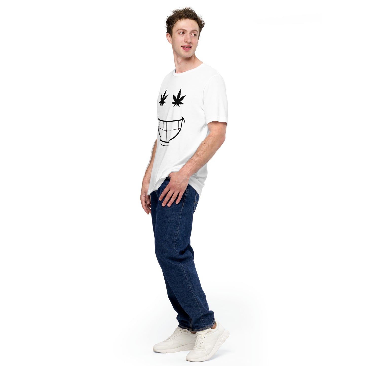 Cannabis Weed Smiley Face Unisex t-shirt