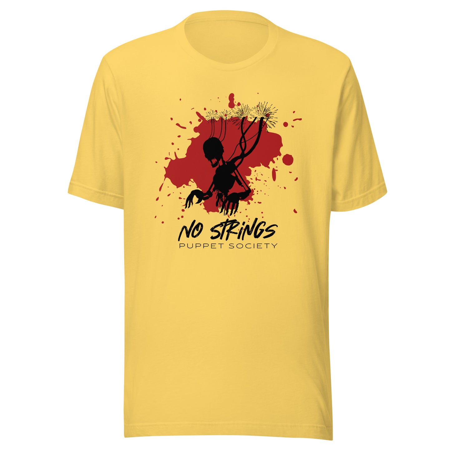 NO STRINGS - Puppet Society Unisex t-shirt