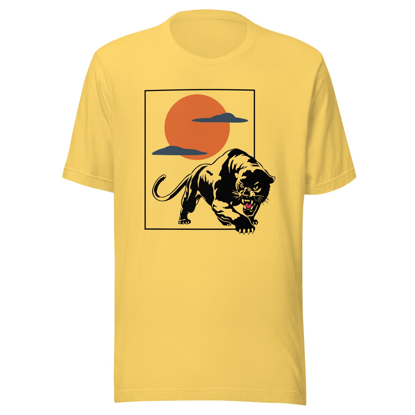 Traditional Panther sunset Unisex t-shirt