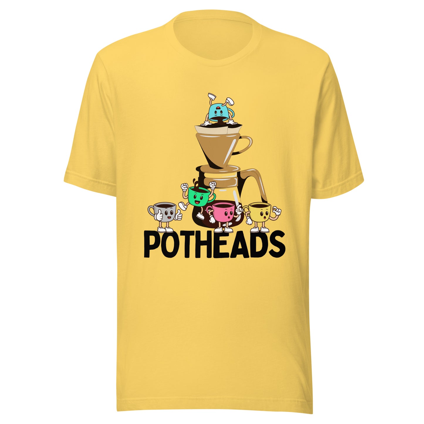 Coffee POTHEADS Unisex t-shirt