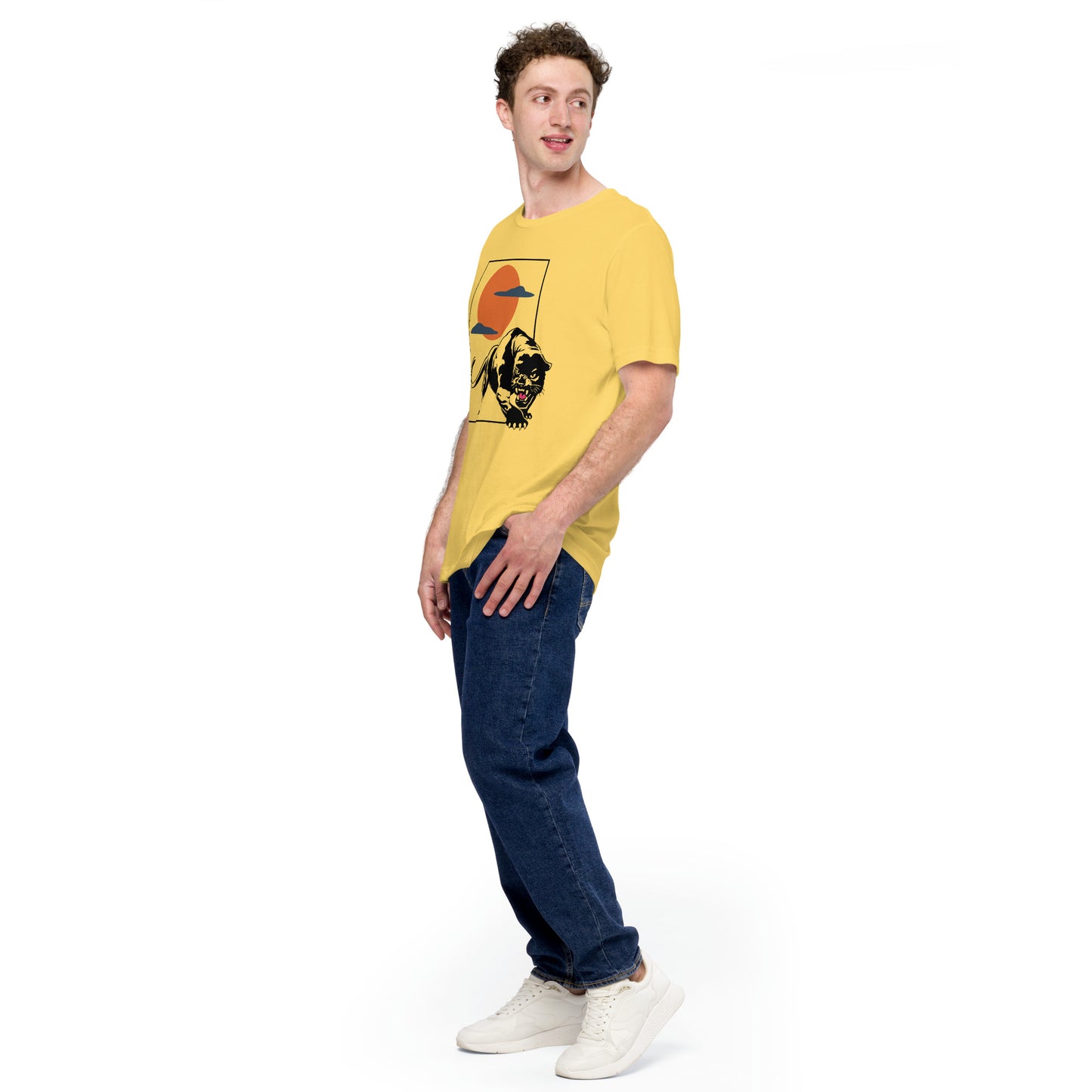 Traditional Panther sunset Unisex t-shirt