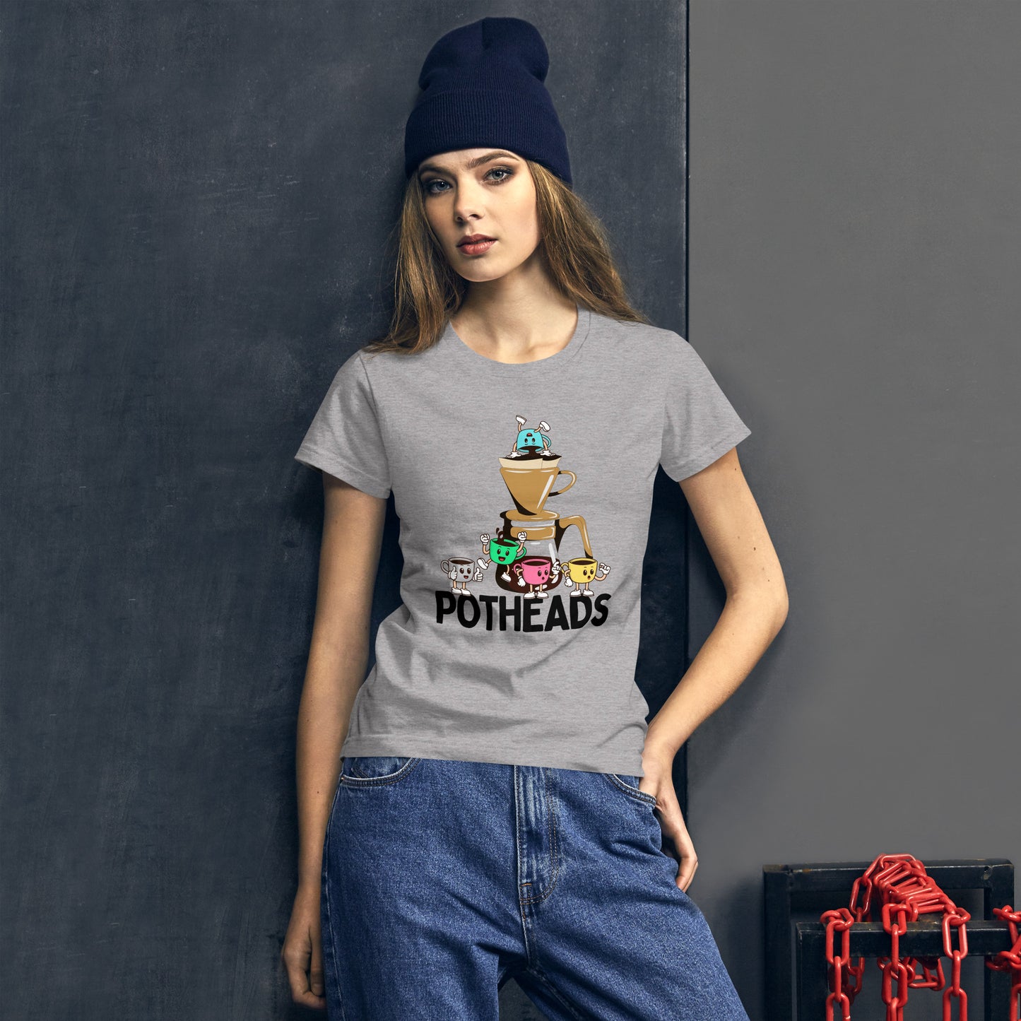Coffee POTHEADS Women's short sleeve t-shirt