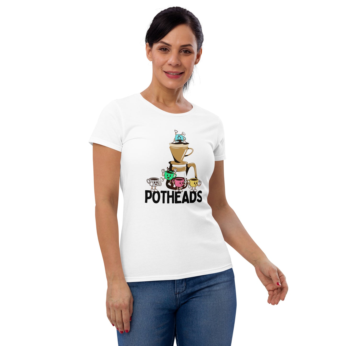 Coffee POTHEADS Women's short sleeve t-shirt
