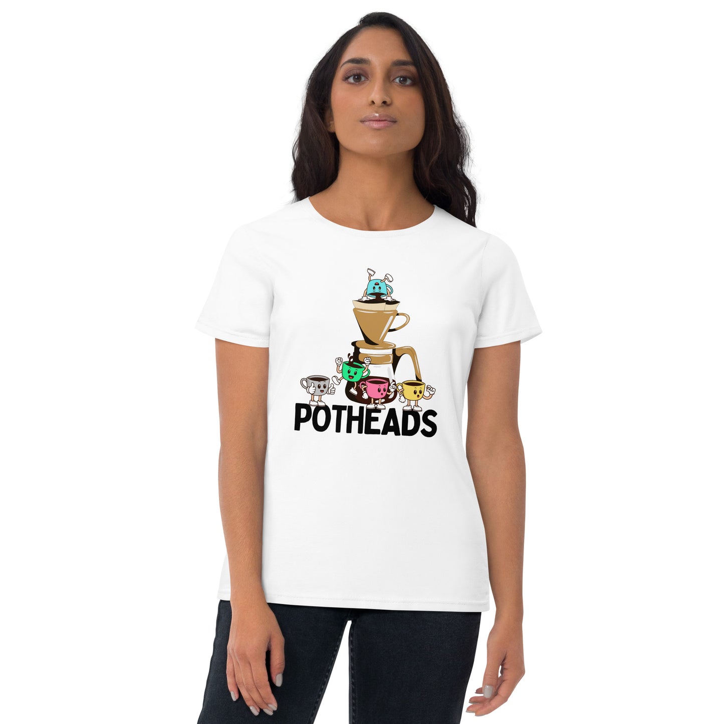 Coffee POTHEADS Women's short sleeve t-shirt
