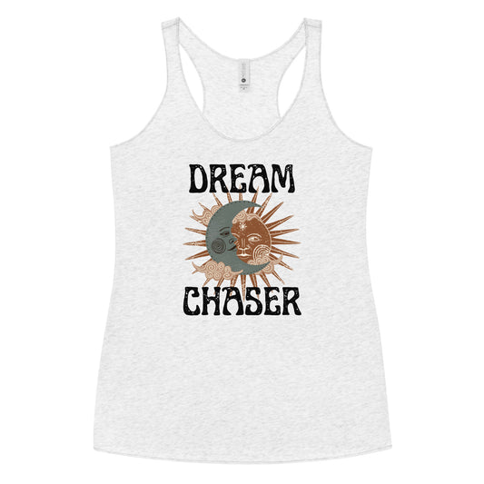 Dream Chaser sun moon Women's Racerback Tank