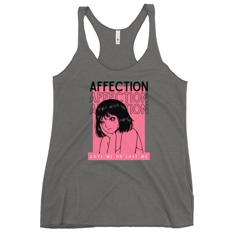 Affection - Love me or lose me Women's Racerback Tank