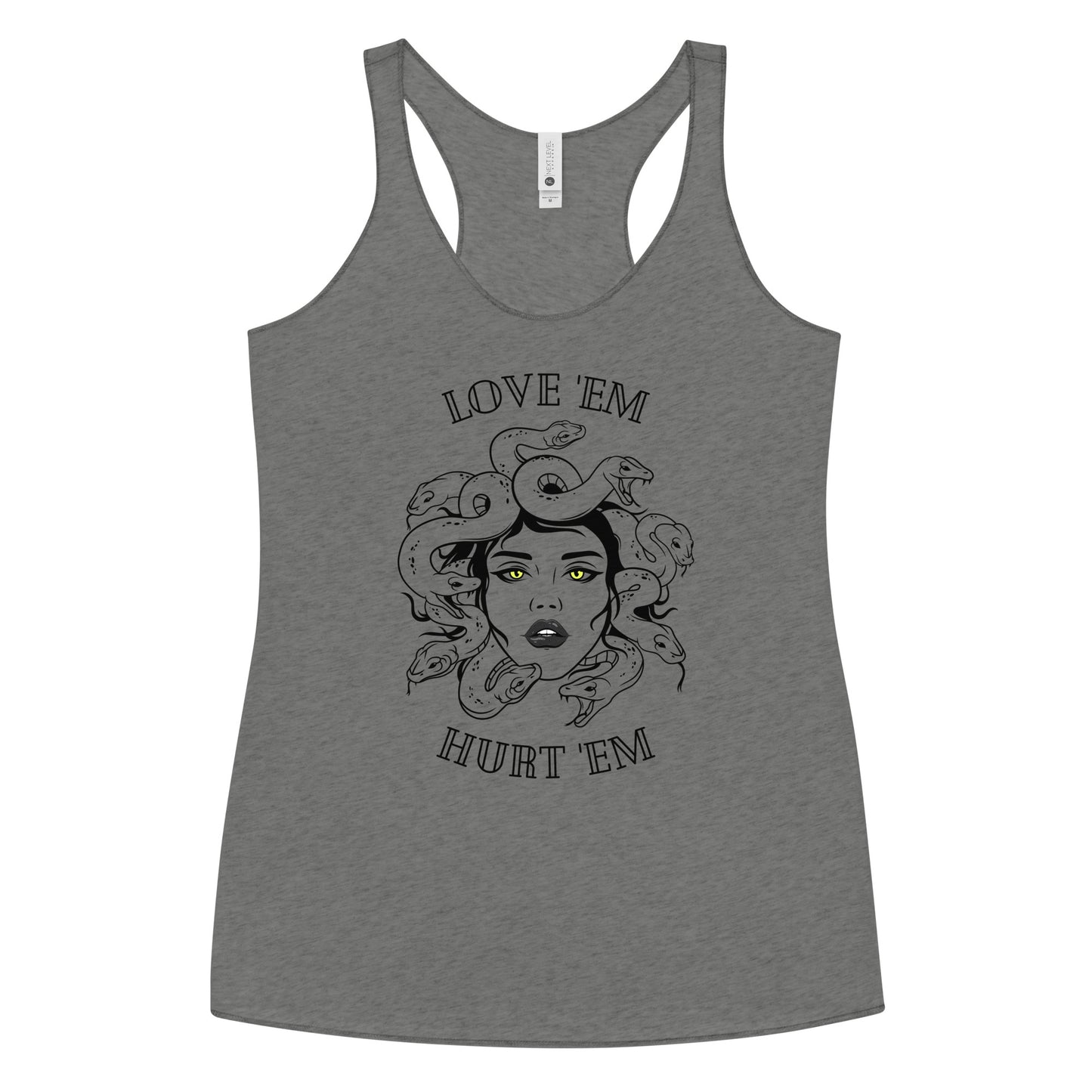 Medusa - Love 'em Hurt 'em Women's Racerback Tank