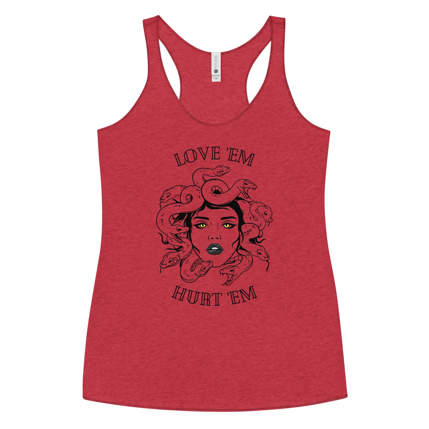 Medusa - Love 'em Hurt 'em Women's Racerback Tank
