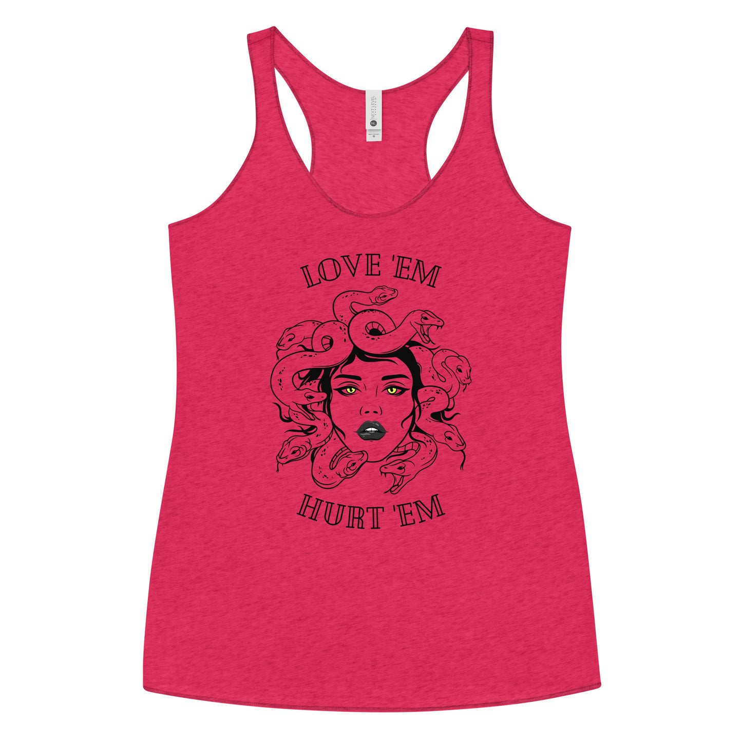 Medusa - Love 'em Hurt 'em Women's Racerback Tank