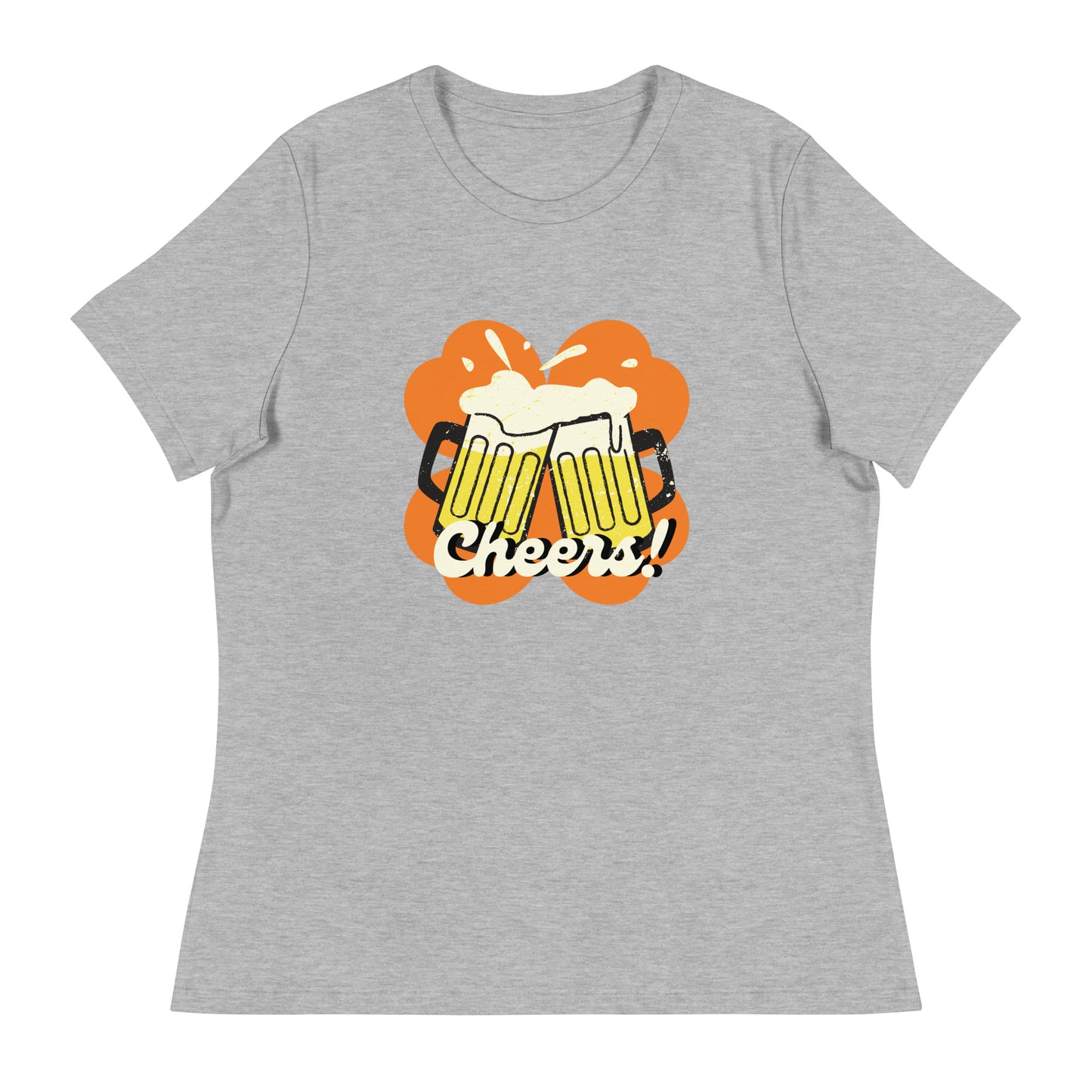 Beer Cheers Lucky Clover Women's Relaxed T-Shirt