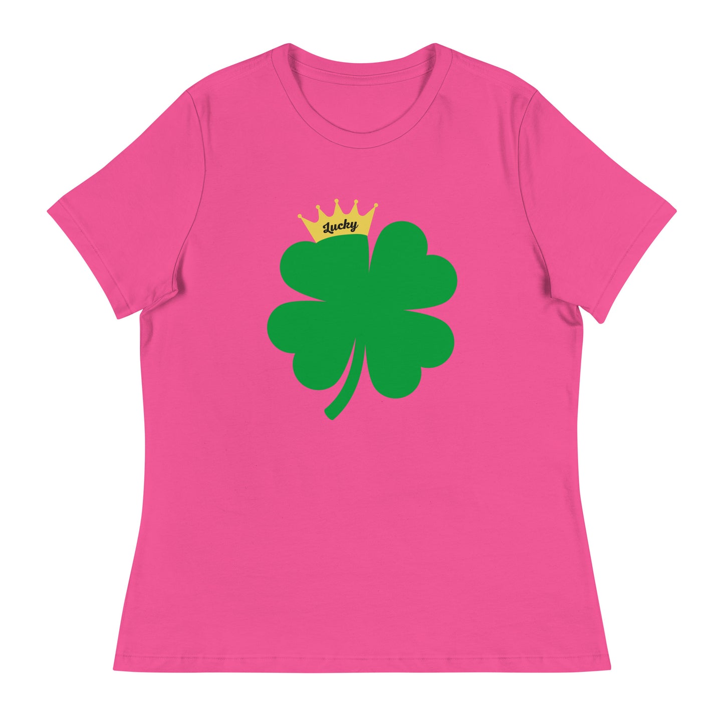 Lucky Crown Clover Women's Relaxed T-Shirt