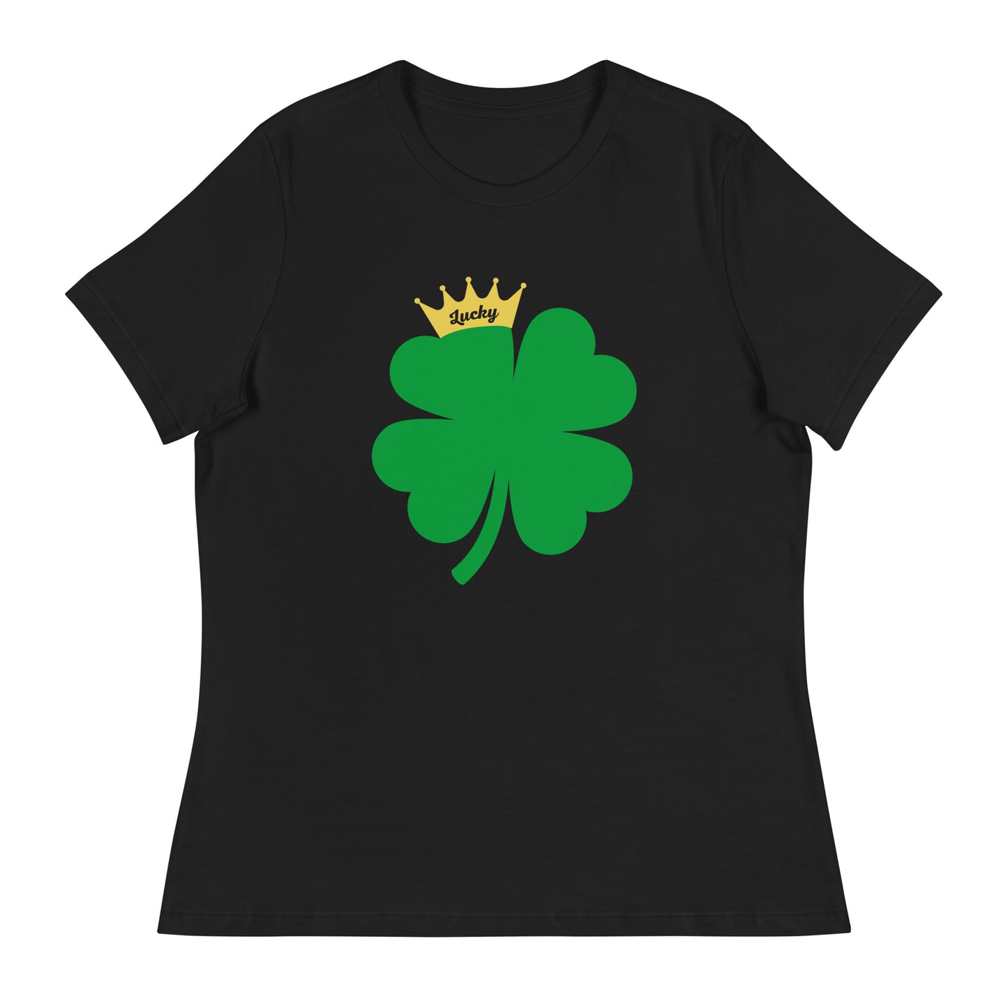 Lucky Crown Clover Women's Relaxed T-Shirt