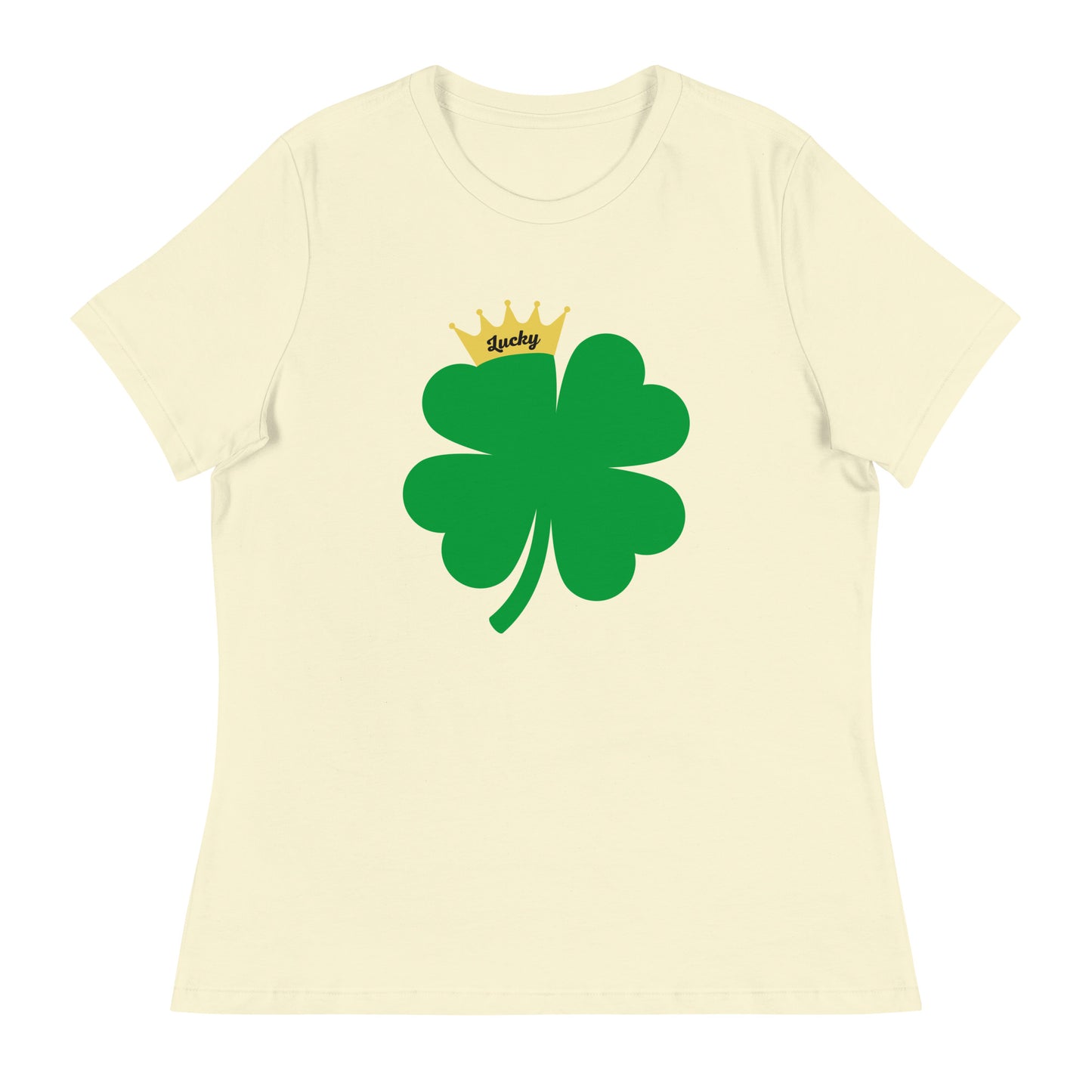 Lucky Crown Clover Women's Relaxed T-Shirt