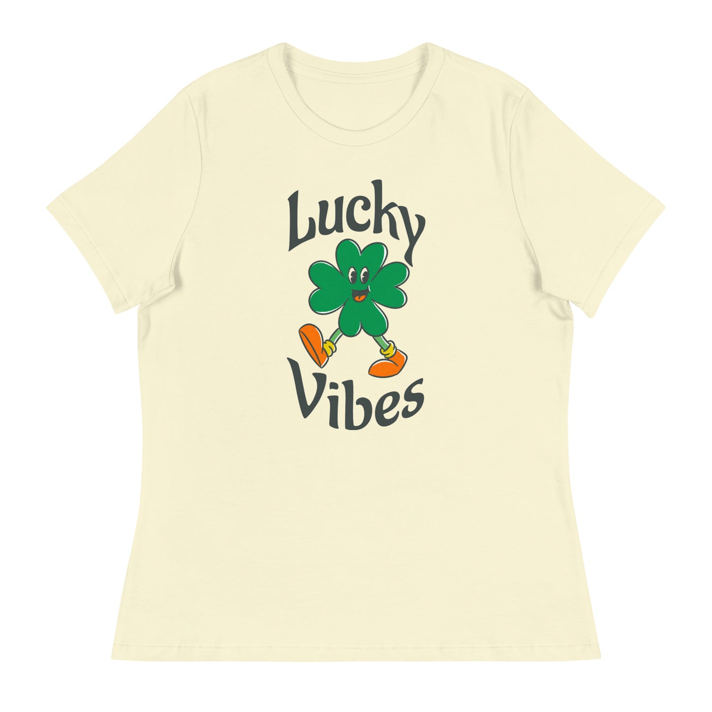 Lucky Vibes Clover Women's Relaxed T-Shirt