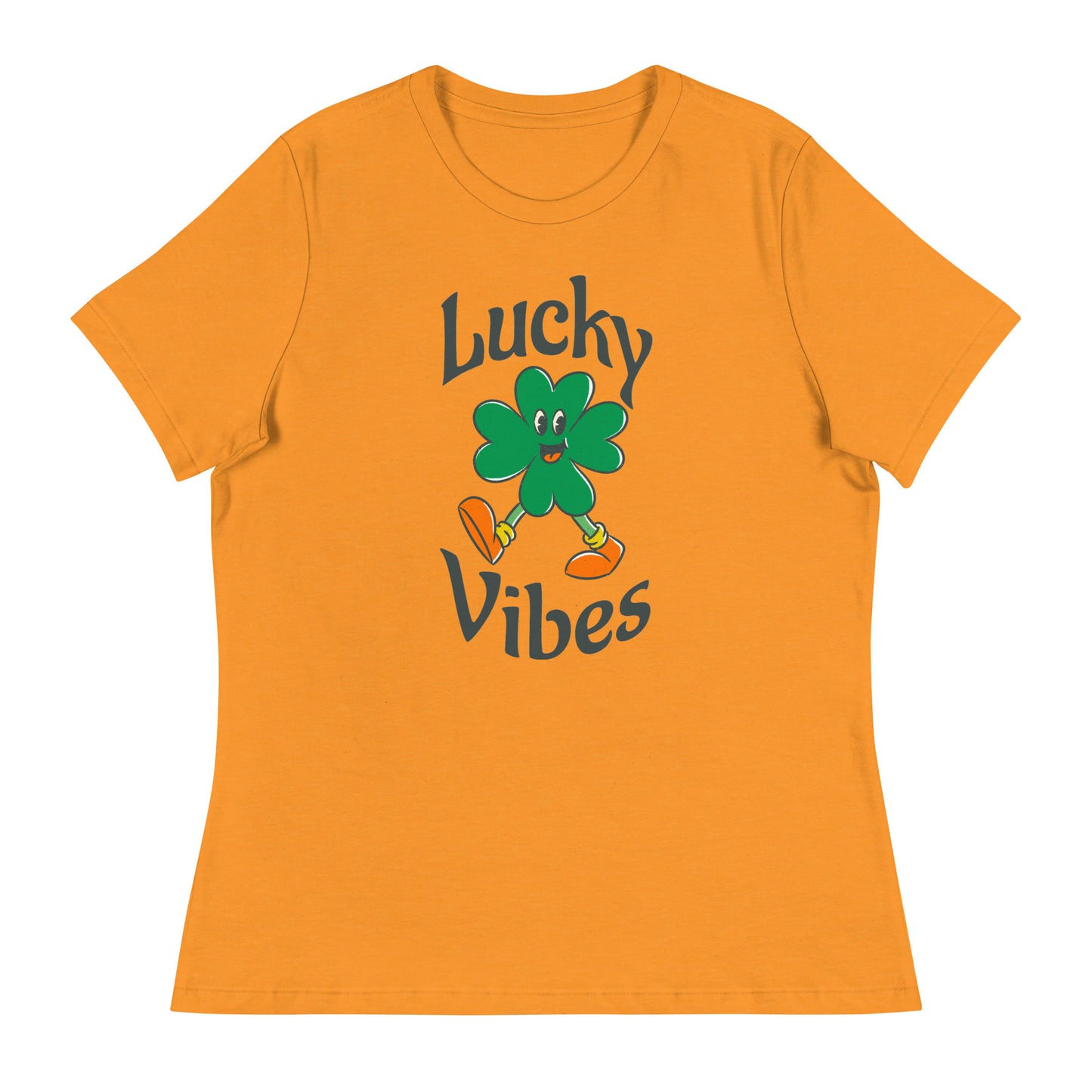 Lucky Vibes Clover Women's Relaxed T-Shirt
