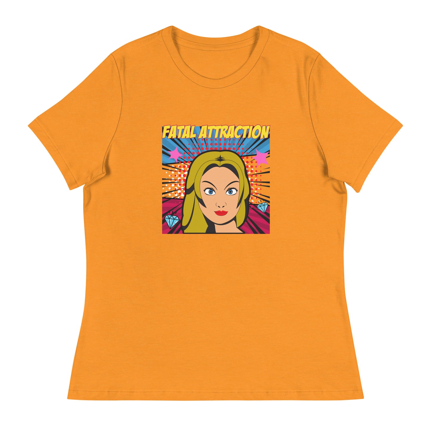 Fatal Attraction pop art Women's Relaxed T-Shirt