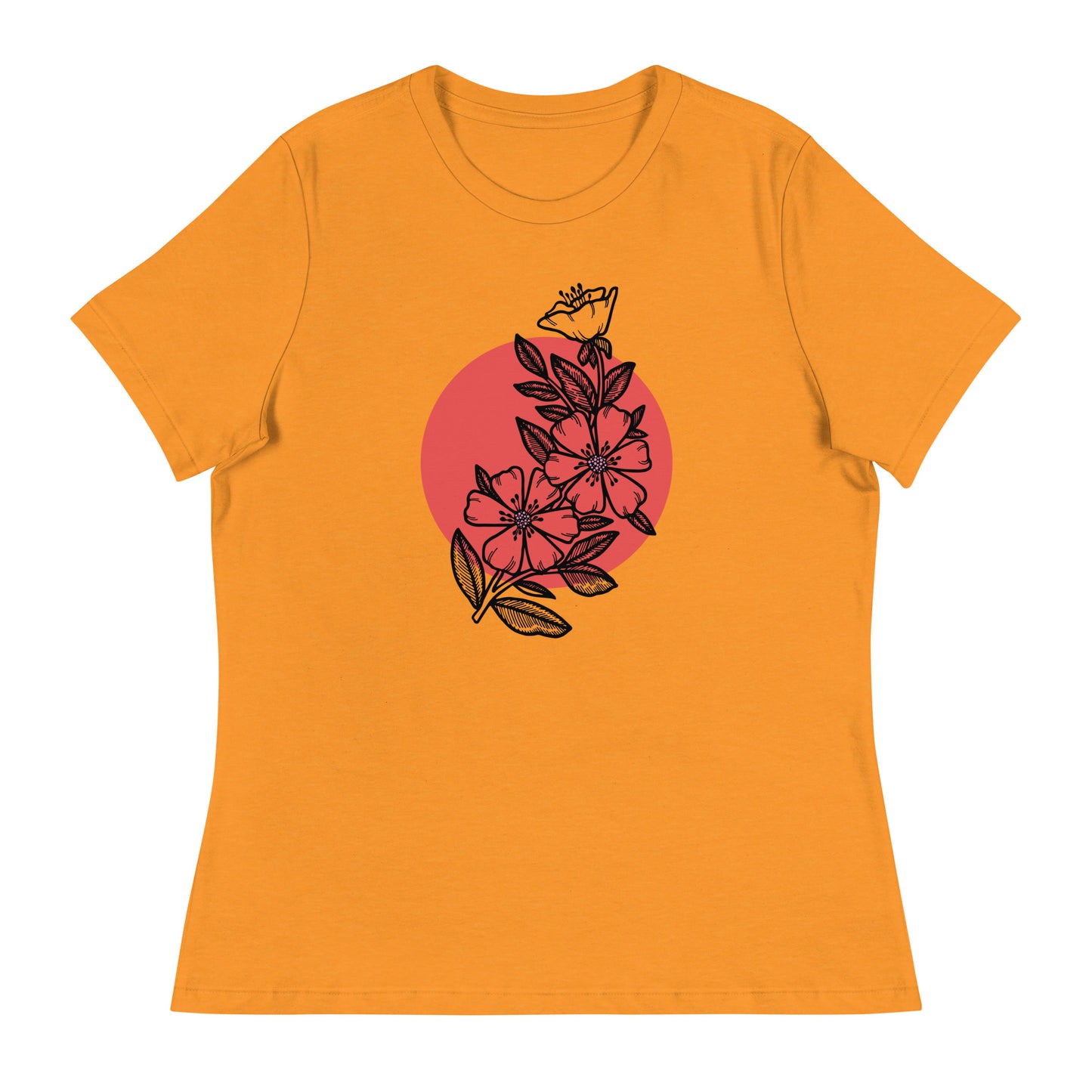Cherry Blossom Japanese Sun Women's Relaxed T-Shirt