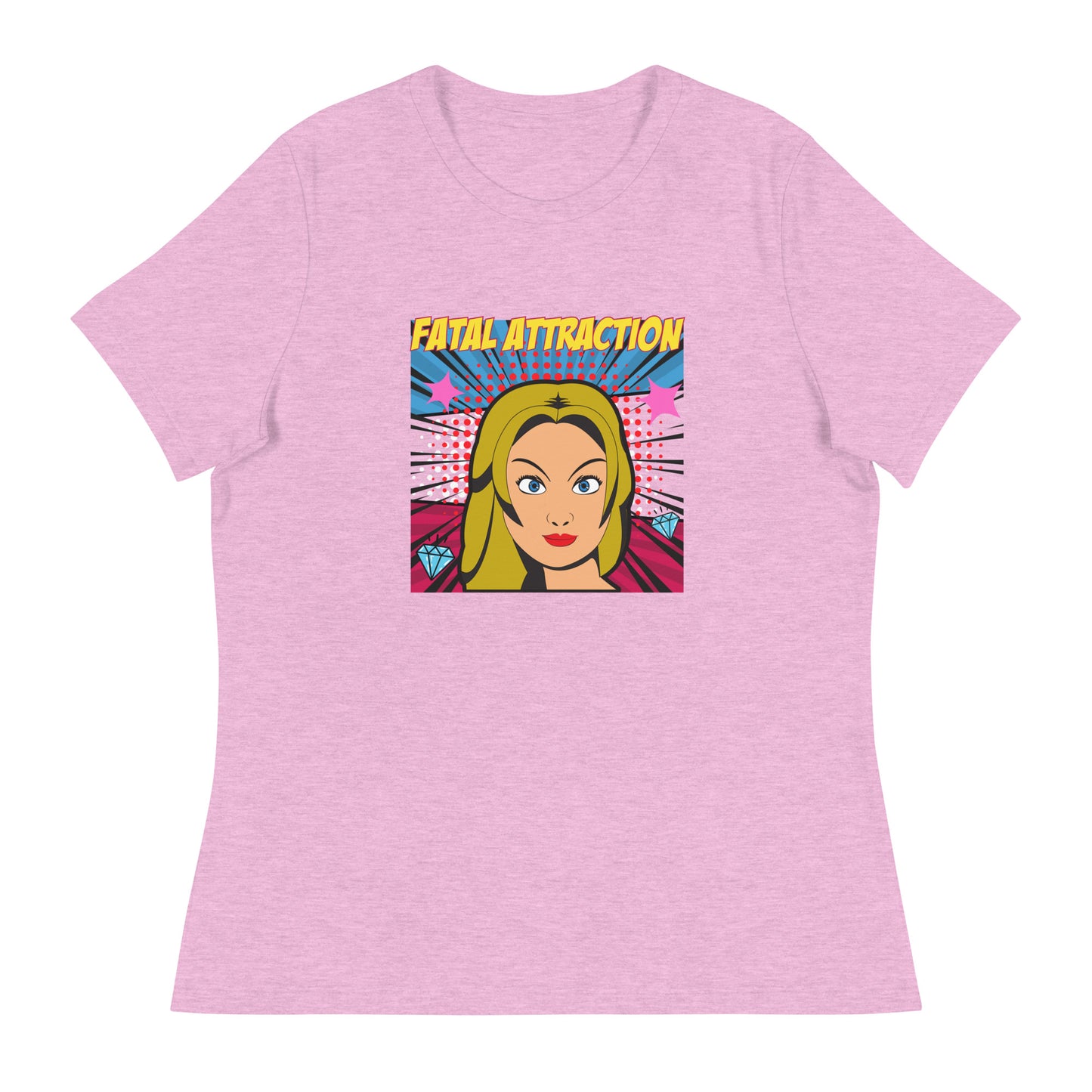 Fatal Attraction pop art Women's Relaxed T-Shirt
