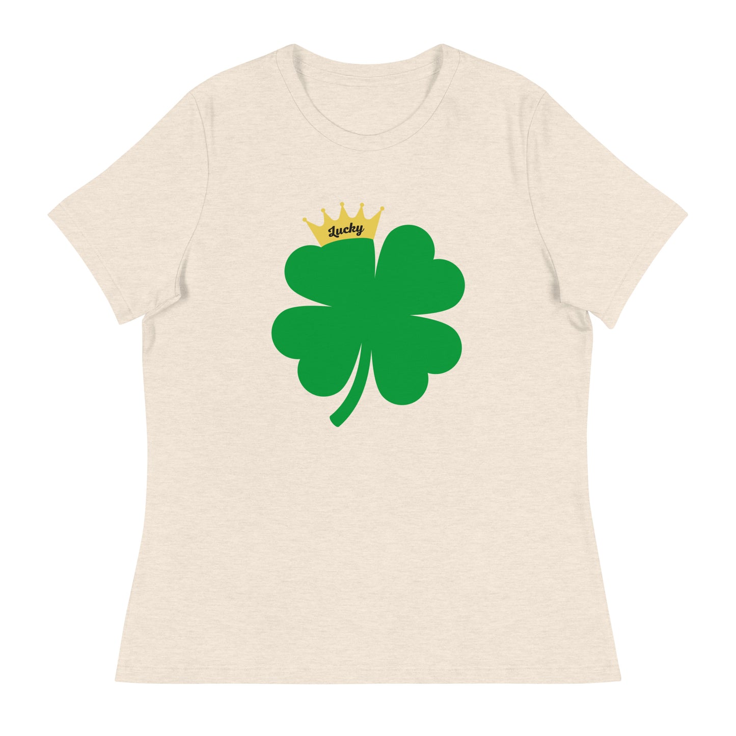 Lucky Crown Clover Women's Relaxed T-Shirt