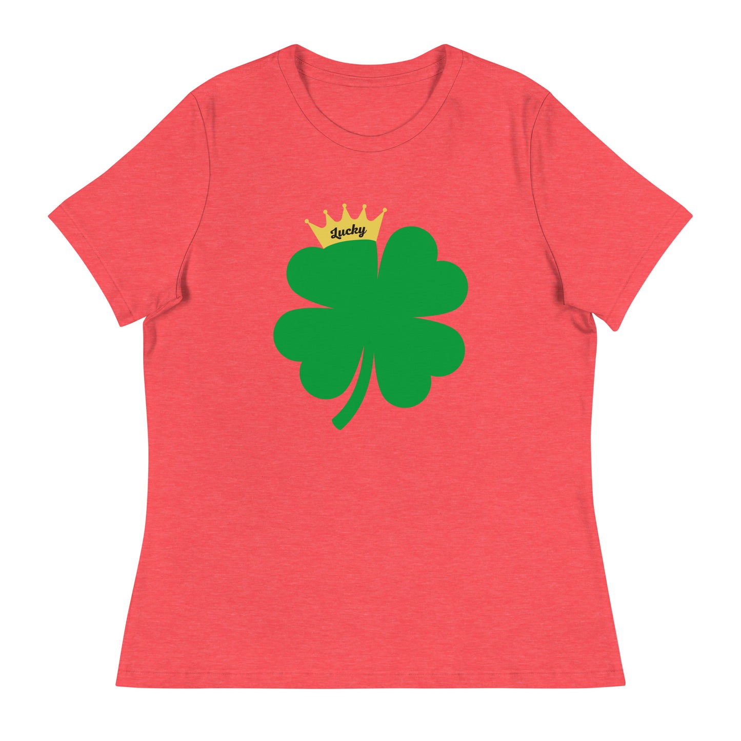 Lucky Crown Clover Women's Relaxed T-Shirt