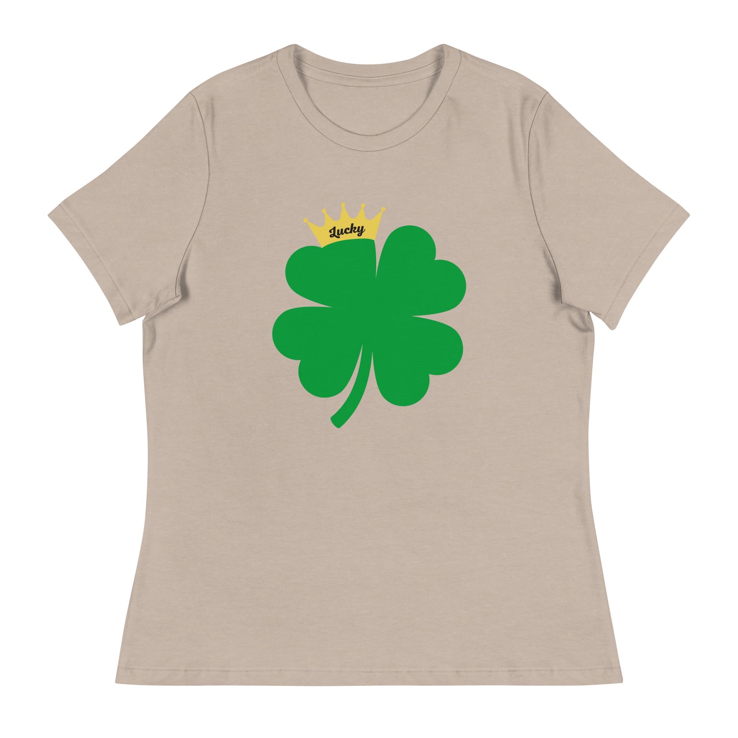 Lucky Crown Clover Women's Relaxed T-Shirt