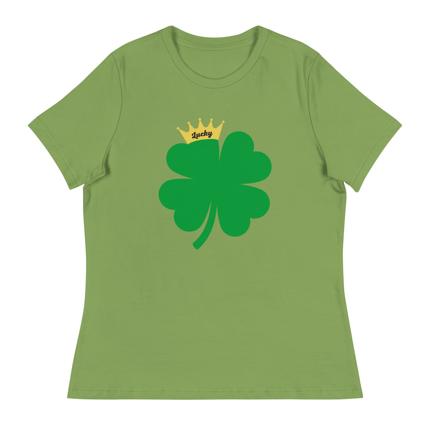 Lucky Crown Clover Women's Relaxed T-Shirt