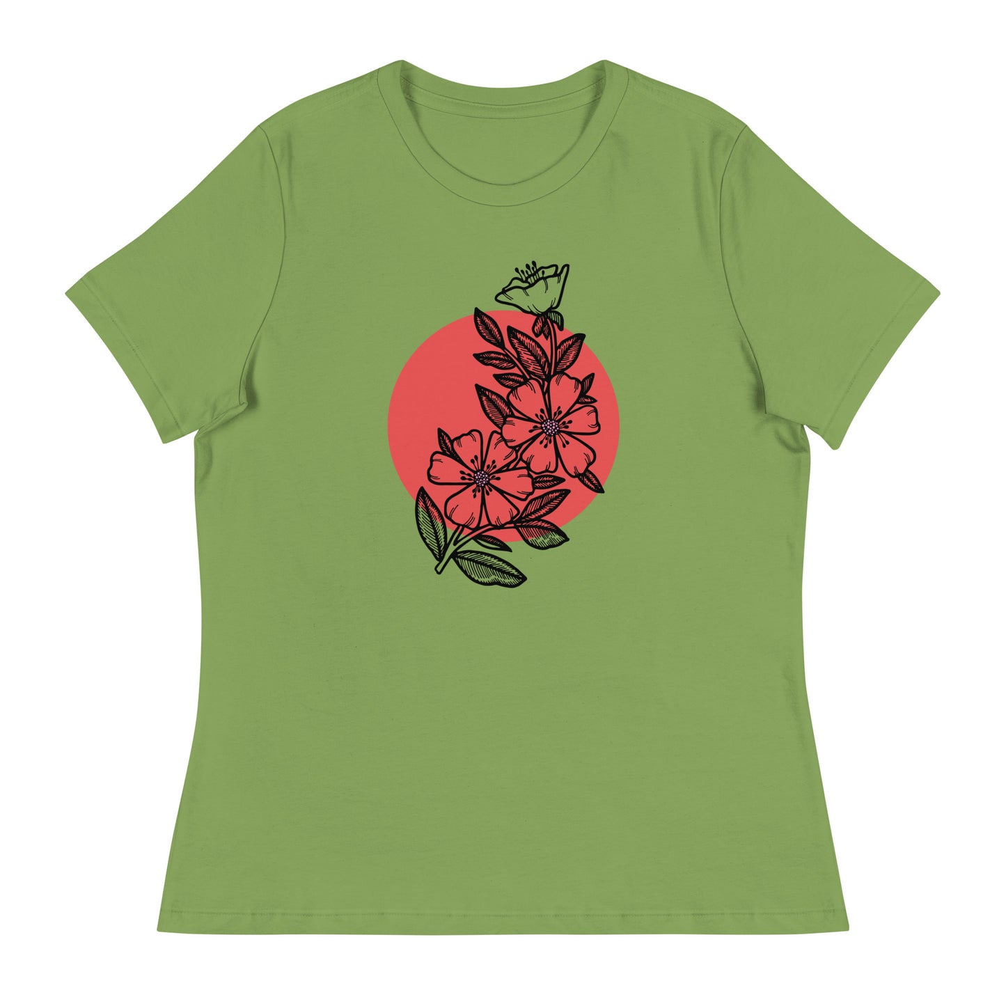Cherry Blossom Japanese Sun Women's Relaxed T-Shirt