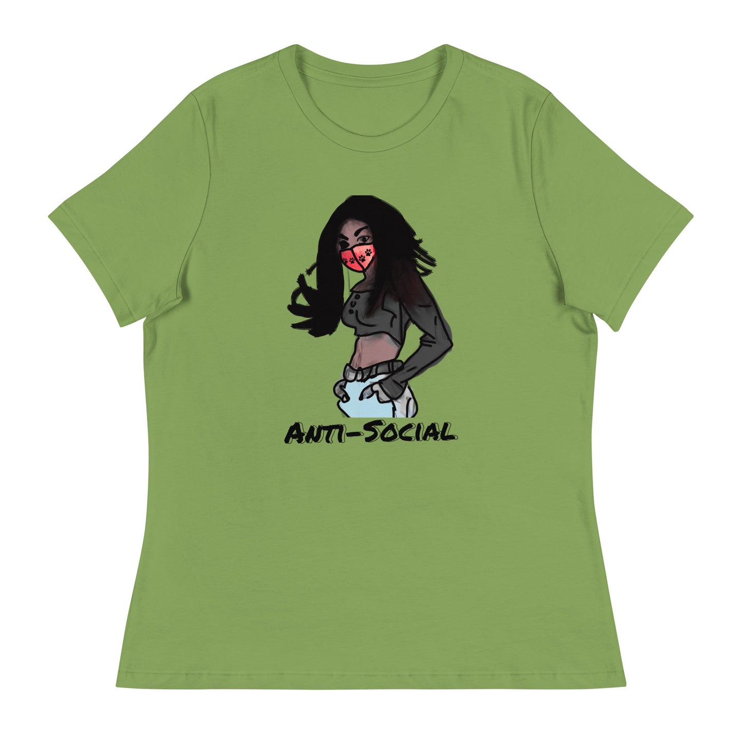 Anti-Social anime Women's Relaxed T-Shirt