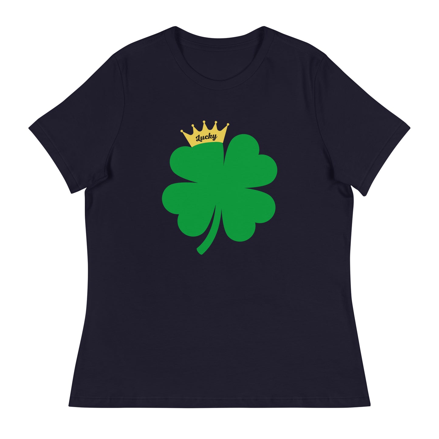 Lucky Crown Clover Women's Relaxed T-Shirt