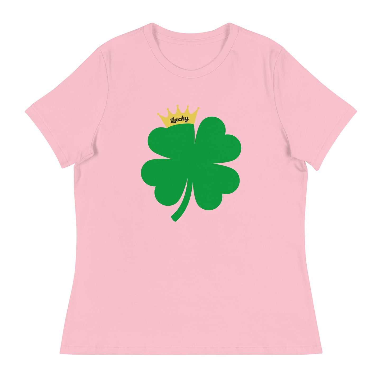 Lucky Crown Clover Women's Relaxed T-Shirt
