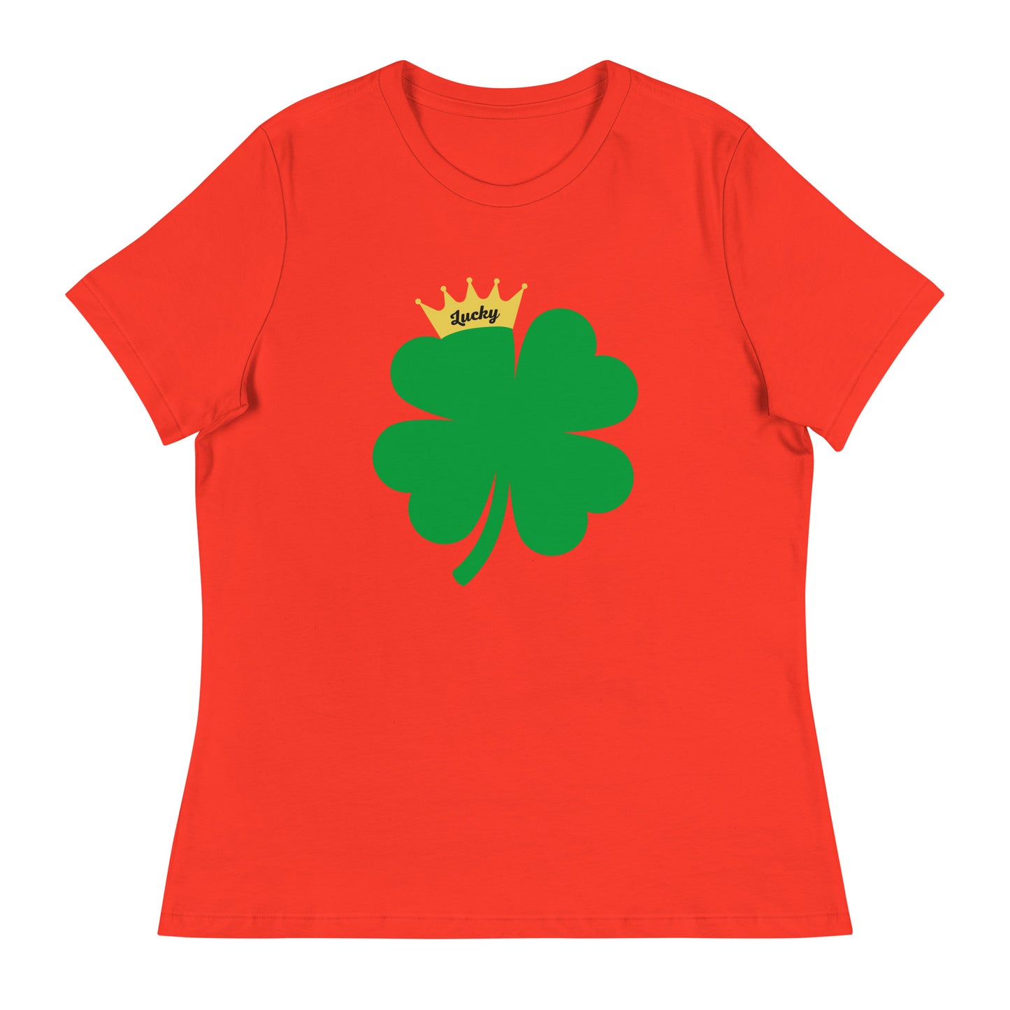 Lucky Crown Clover Women's Relaxed T-Shirt
