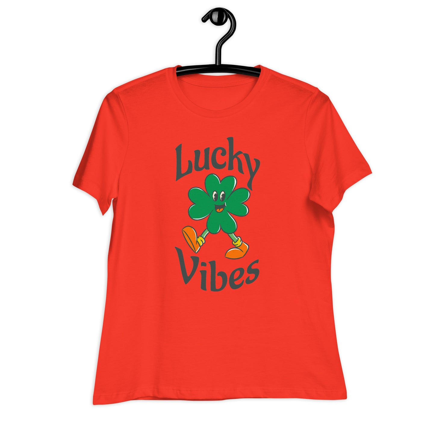 Lucky Vibes Clover Women's Relaxed T-Shirt