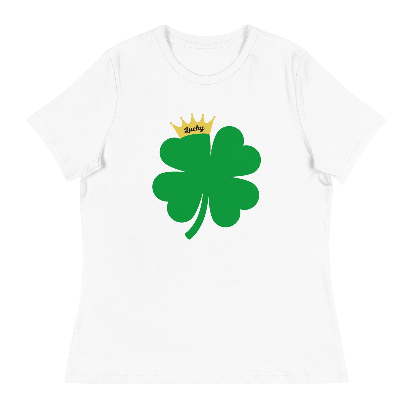 Lucky Crown Clover Women's Relaxed T-Shirt